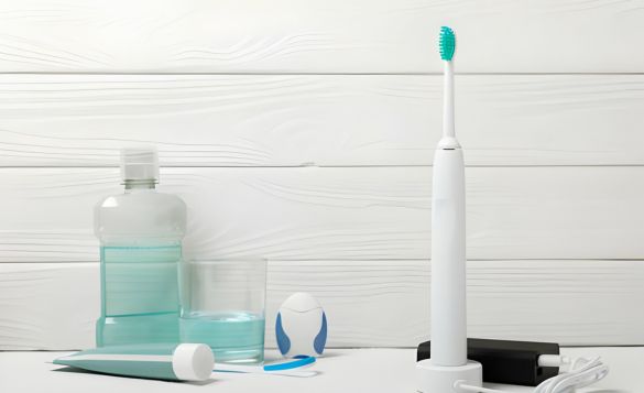 quip adult electric toothbrush - sonic toothbrush with travel cover